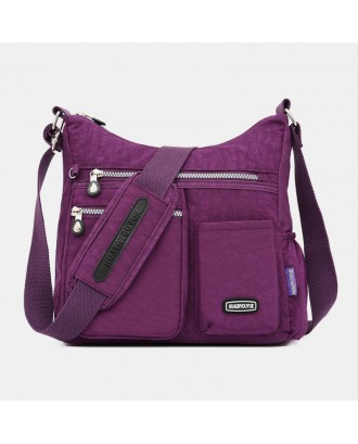 Women Waterproof Large Capacity Multi-layer Multifunctional Crossbody Bag Shoulder Bag